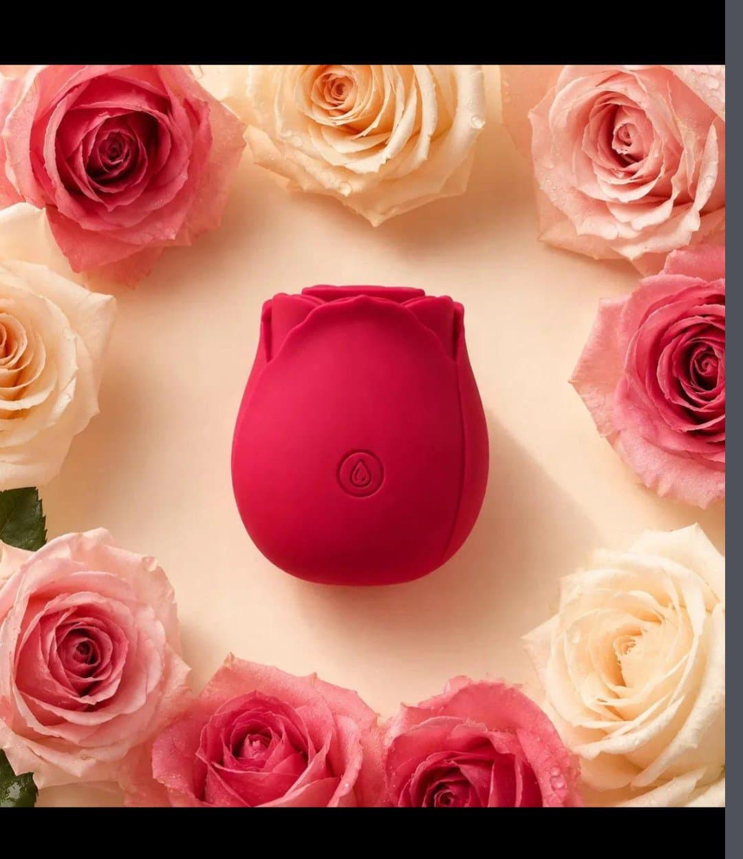 Rose-Shaped Personal Massager – Elegant Design